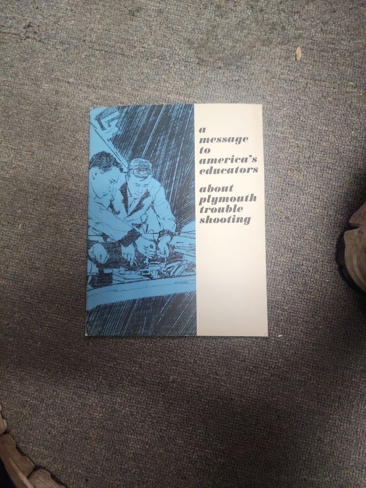 Plymouth Trouble Shooting Book