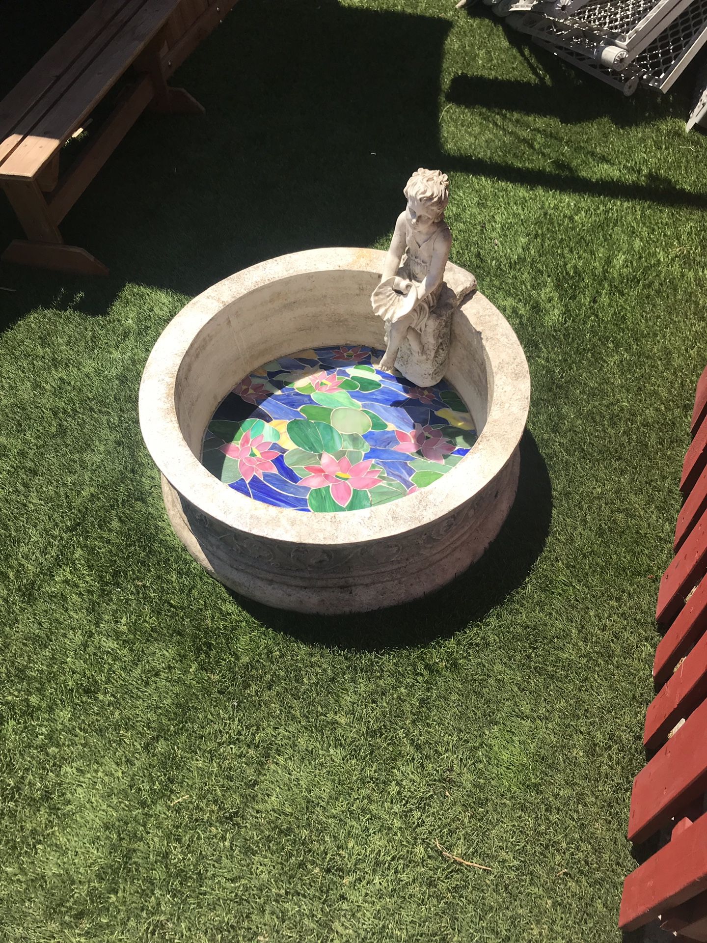 Garden Round fountain