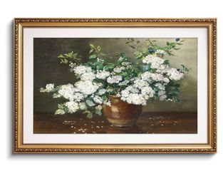 ARPEOTCY Vintage Gold Framed Large Wall Art, Nature Floral Flowers Retro Paintings, Canvas Prints Artwork with Antique Frame, Victorian Wall Pictures
