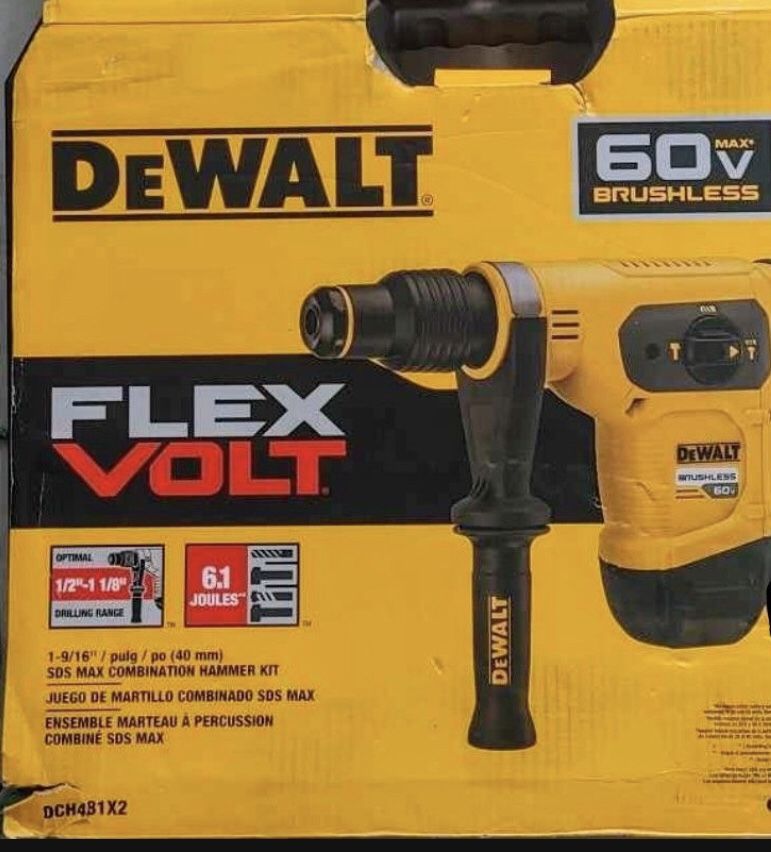 Dewalt SDS Hammer Drill 20v - 60v “FlexVolt” model 