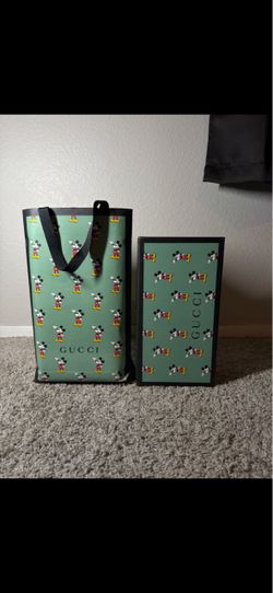 Gucci x Disney Mickey Mouse Dust Bag and Box Set