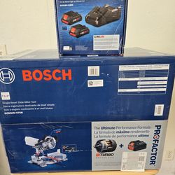 Bosch sliding miter saw 7-1 new