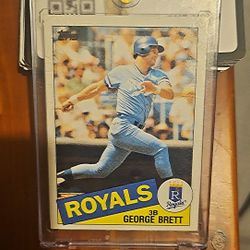 1985 Mint Condition George Brett Royals Baseball Card