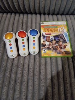 Scene it game xbox 360 with remotes