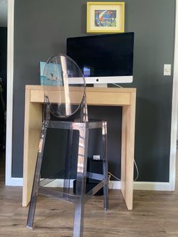 Custom made standing desk with premium Baltic Birch