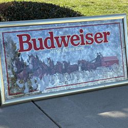 4 foot Budweiser Sign.