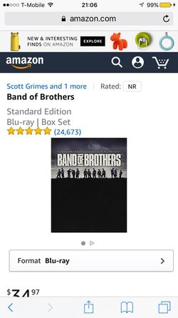 Band of brothers new sealed the pacific watched only once. Disc and case are in pristine condition. Asking for 30 dollars for both