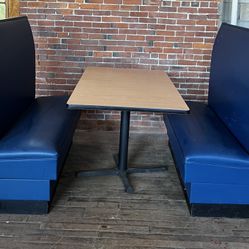 Booth Seats and table