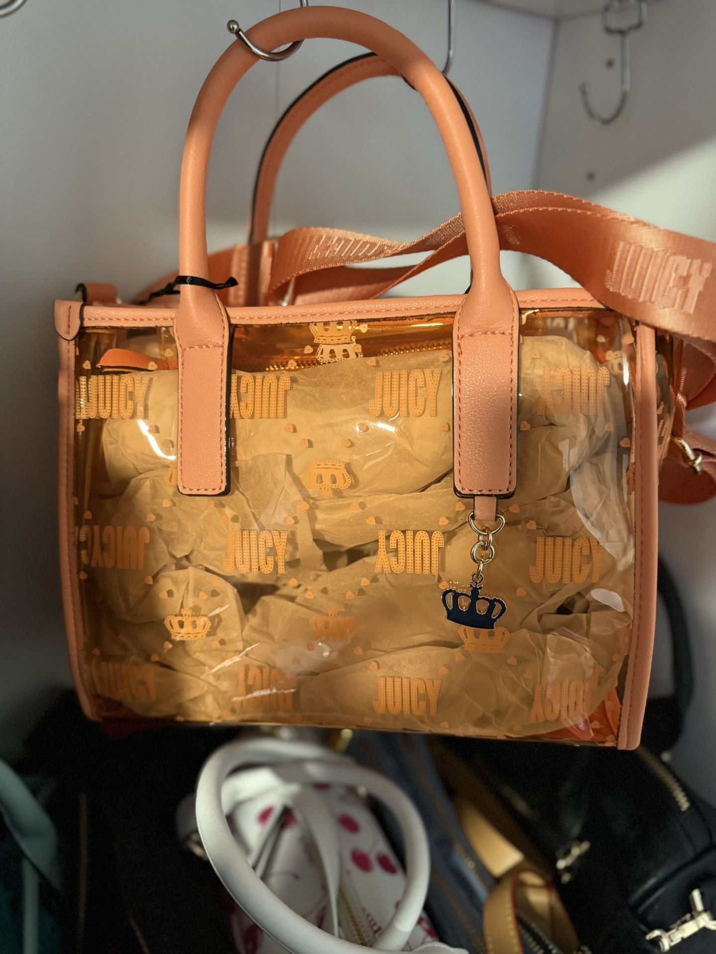 JUICY COUTURE SUMMER BREAK ORANGE MINI BAG