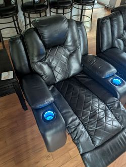 Sofa and recliner fully operational
