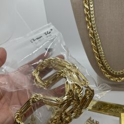 14k plated plata (Over 925 Silver)
