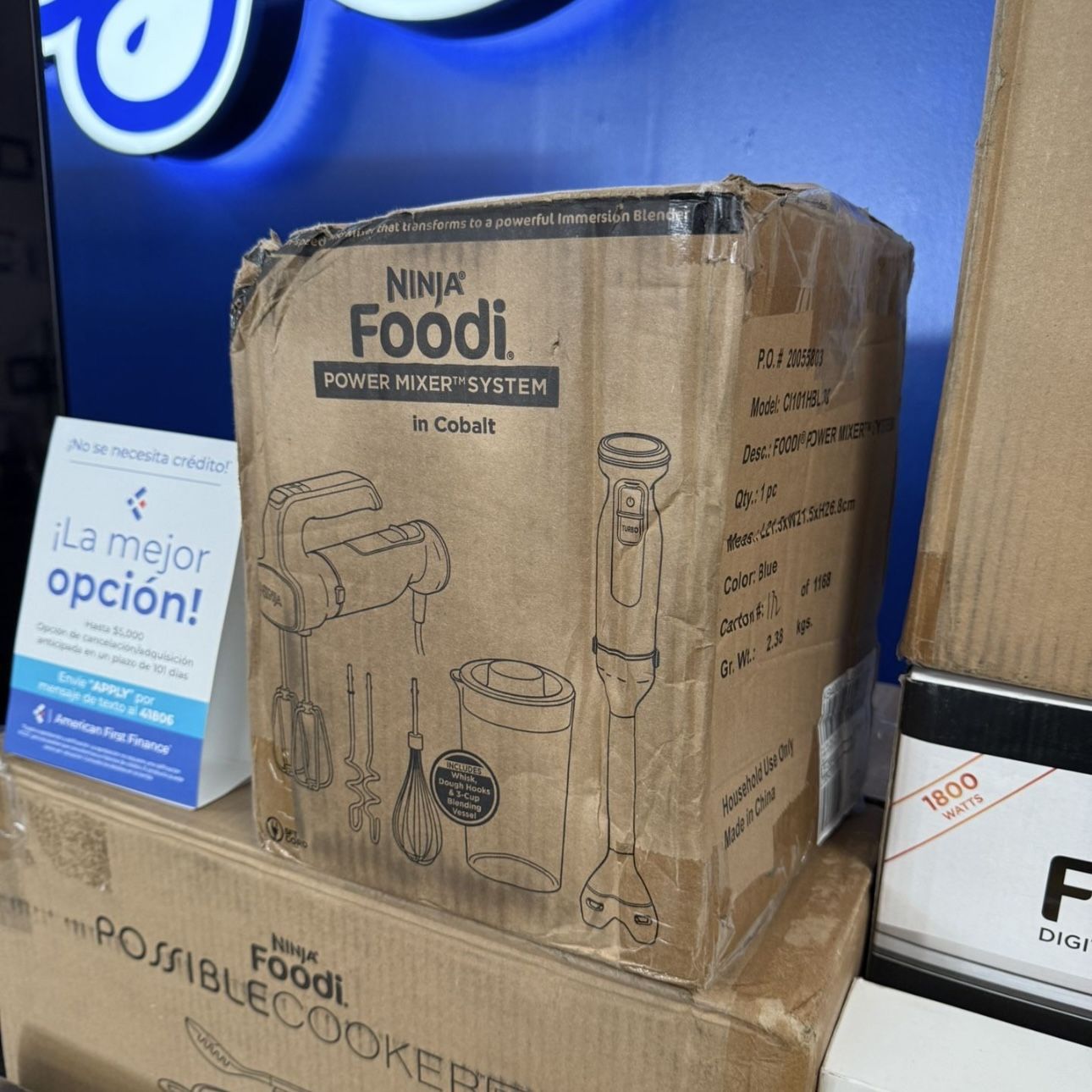 NINJA FOODI POWER MIXER IN COBALT