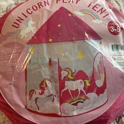Kids Unicorn Play Tent Ages 3-8