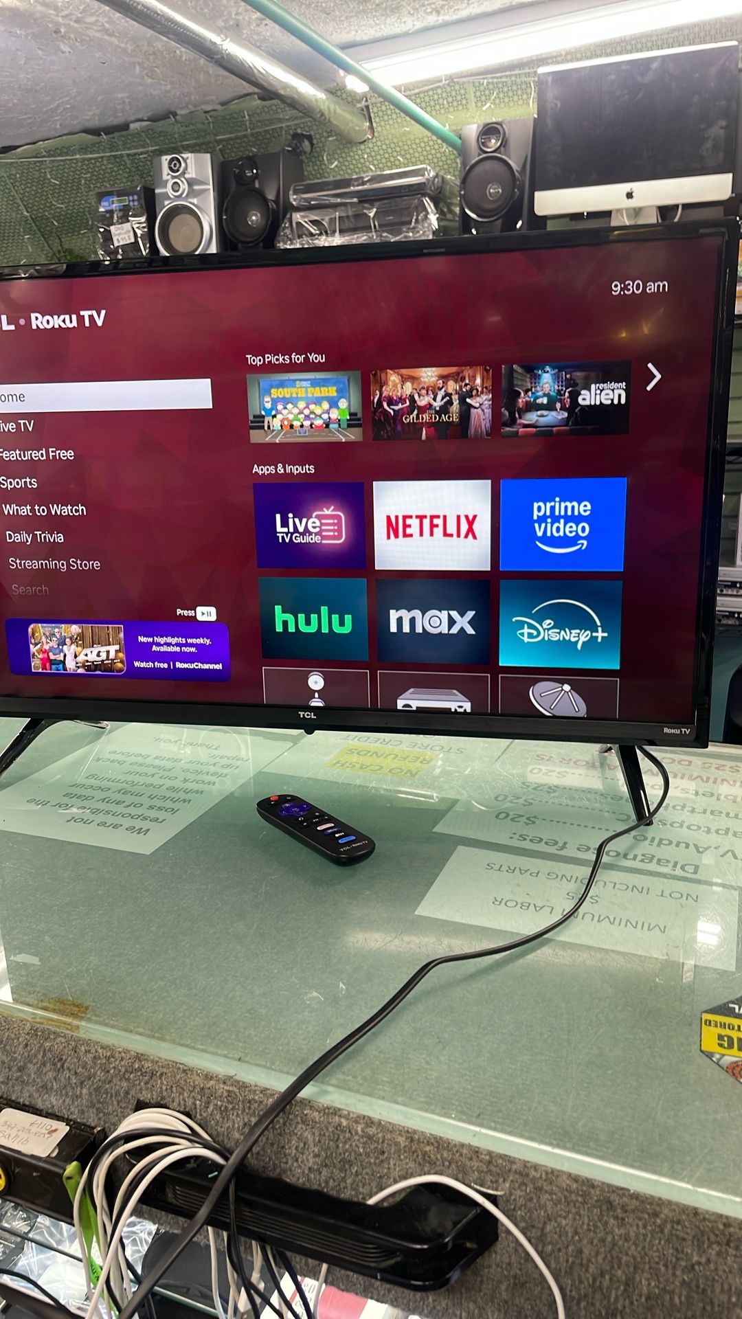 Roku TV 32” TVL With Remote $75