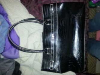 New large ATTENTION LATHER BAG