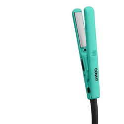 Conair Mini 1/2-inch Ceramic Flat lron; Perfect for On-The-Go
Styling, Turquoise
CONAIR