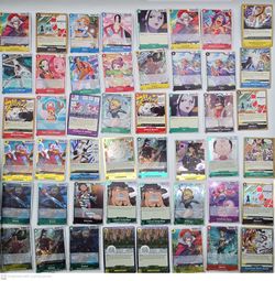 ONE PIECE CARD LOT~85 CARDS