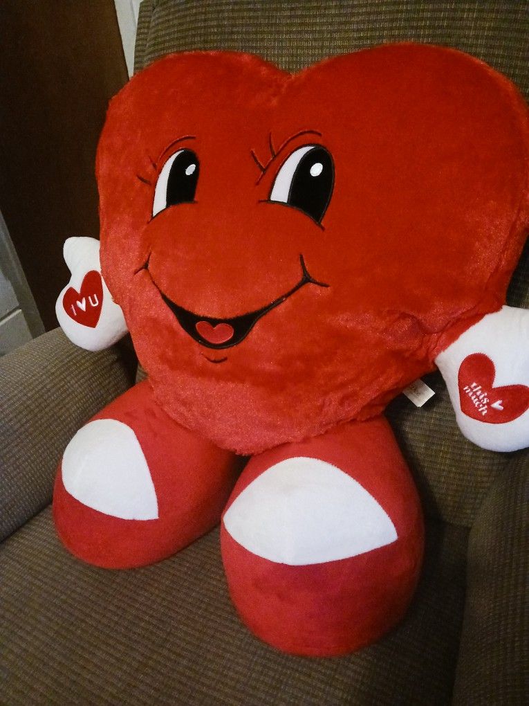 Giant 24" Tall Dandi Collectors Heart Plush