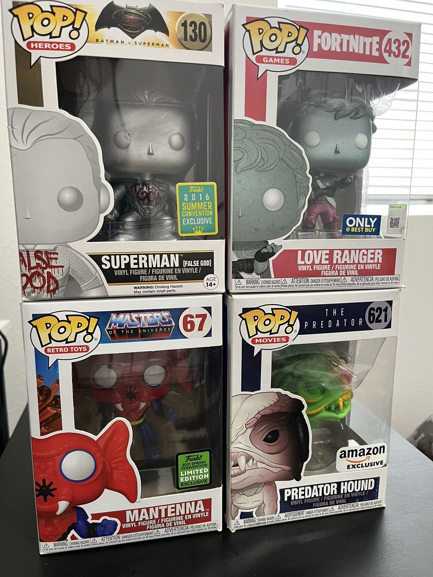 Funko Pop Lot of 4