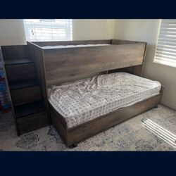 Trundle Bunk Beds  With Storage