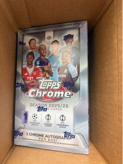2026 Topps Chrome UFEA Club Competitions Hobby Box FDI
