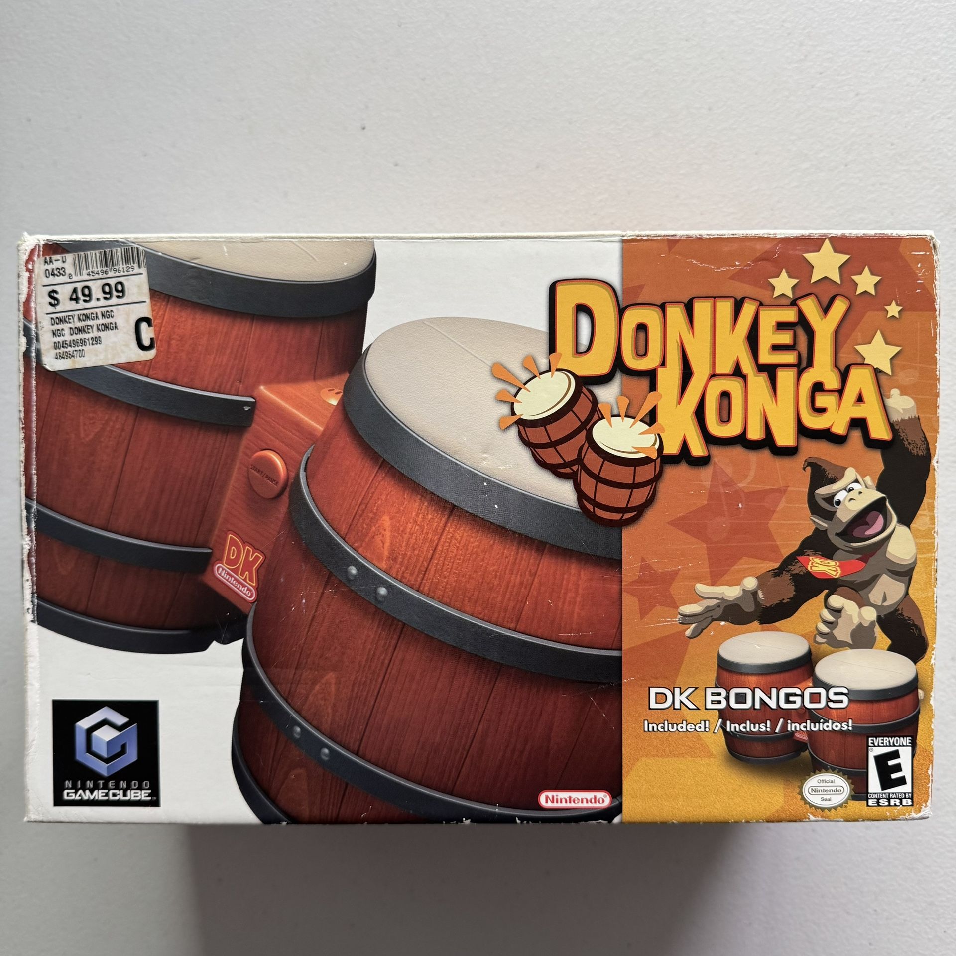 Nintendo GameCube Bongos. Complete In Box!