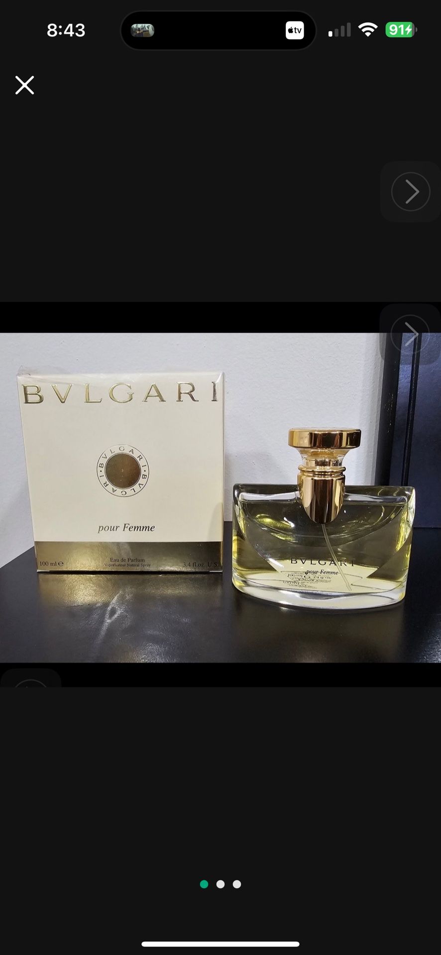 Bvlgari Pour Femme Eau De Parfum 100ml 3.4 Fl Oz