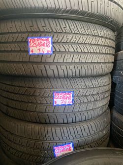 4 set 225-60-18 Good Year, install price $75 each.
