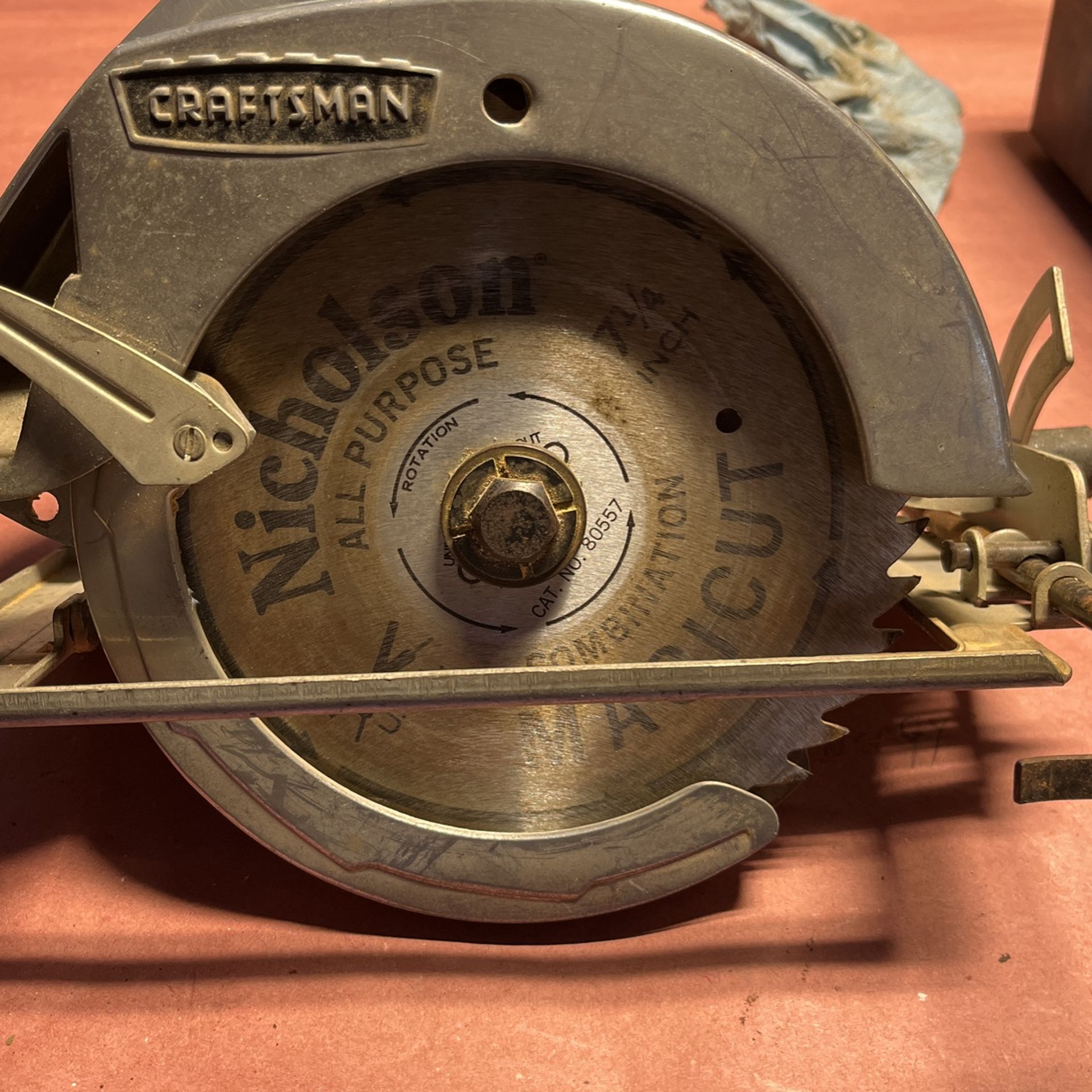 Vintage Craftsman Circular Saw 7 1/4” Blade