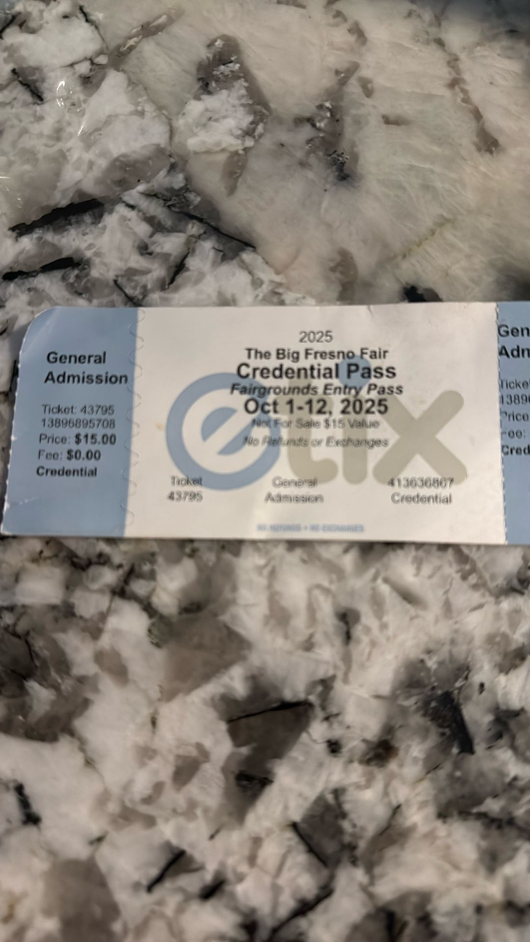 Fair Ticket 