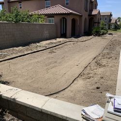 Sprinklers, Sod, Turf, Decorative Rocks, Fences