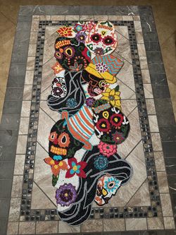 Skulls / Catrinas Día del Muerto Small Tabke Runner