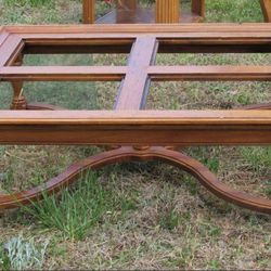 Solid Wood Coffee Table with Classic Design