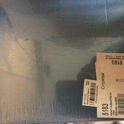 Nambe Crystal Stick Candle Holders