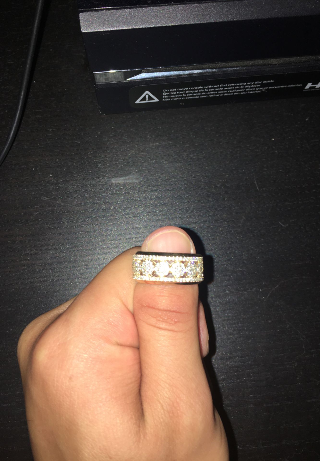 VS .75ct diamond , 10kt yellow gold ring