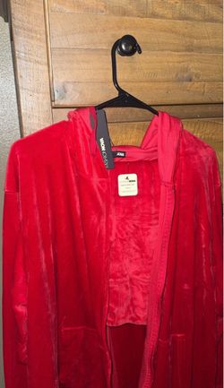 Fashion Nova Red Velvet Matching Set