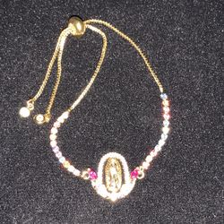 Guadalupe Virgin Mary 10” Bracelet 
