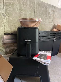 Spices glass jar, air fryer and stand stool