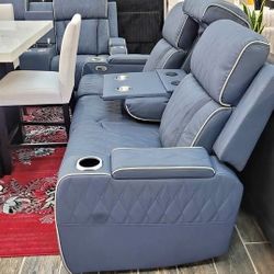 3PC Power recliner sofa set with cup holder 