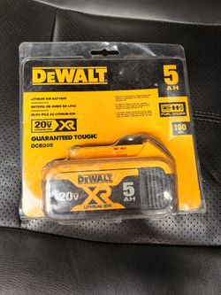Dewalt 5Ah battery