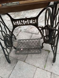 Singer Machine Table.