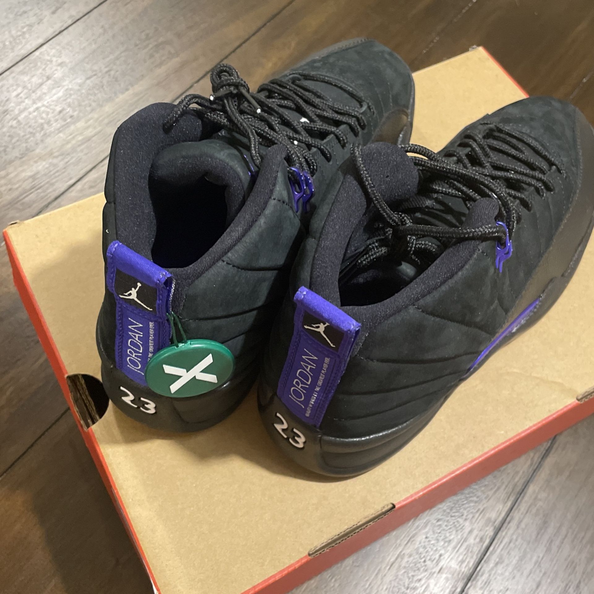 Jordan 12 Retro Black Dark Concord !STOCKX VERIFIED!