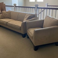Pottery barn Sofa And chair Set