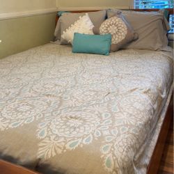 Queen Comforter And Accent Pillows