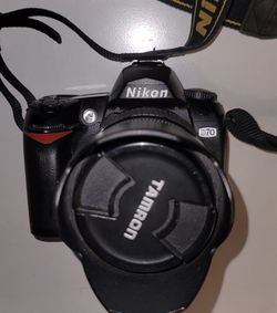 Nikon D70 DSLR Camera + Tamron 28–300mm Lens, Battery, CF Card & Charger