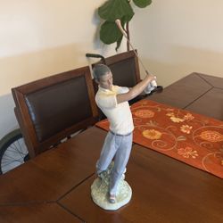 LLadro # 6845 The Perfect Swing  16.75” Coming With Box. 