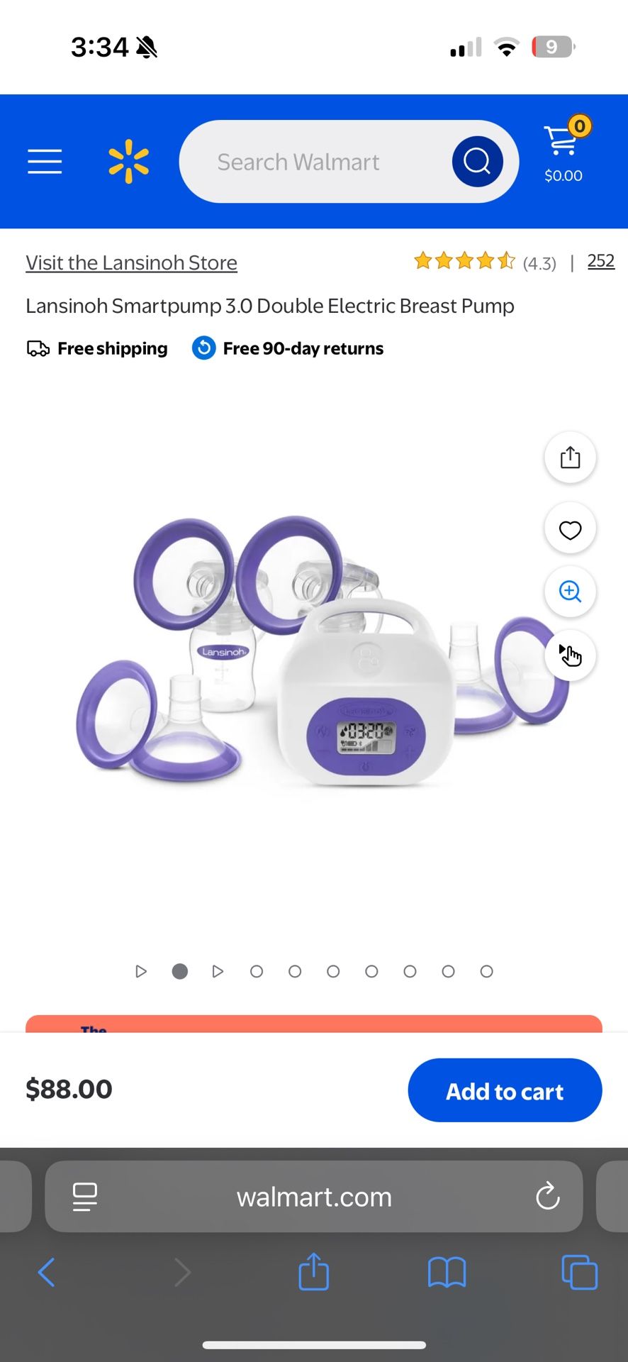 Breast Pump Lansinoh 3.0 