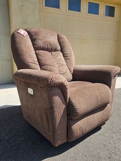 NEW LAZY BOY DUAL POWER RECLINER CHAIR