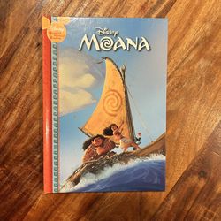 DISNEY • “Moana” Hard Cover Book