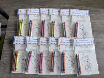 Fun To Be One Birthday Party Favor Coloring Pack